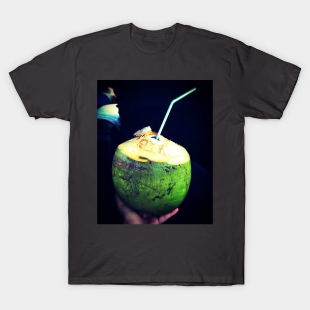 Coconut Water, Miami T-Shirt by Tess Salazar Espinoza